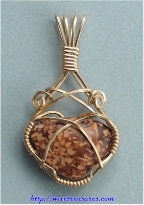 Starburst Jasper Pendant