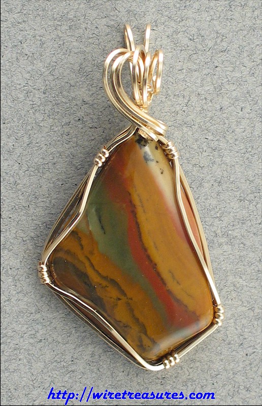 Picture Jasper Pendant