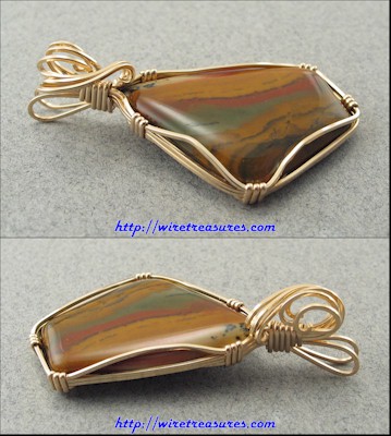 Picture Jasper Pendant