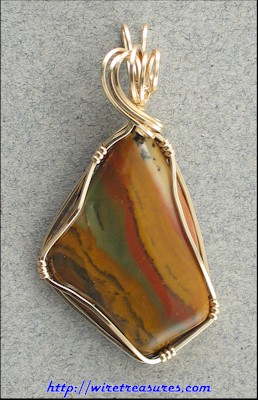 Picture Jasper Pendant