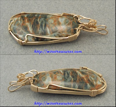 Plasma Agate Pendant