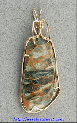 Plasma Agate Pendant