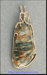 Plasma Agate Pendant