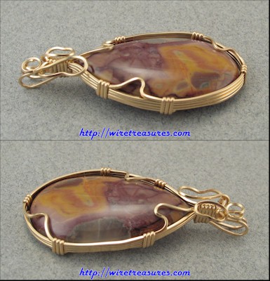 Butterfly Wing Jasper Pendant