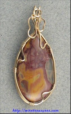 Butterfly Wing Jasper Pendant