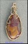 Butterfly Wing Jasper Pendant