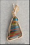 Rainbow Cal Silica Pendant