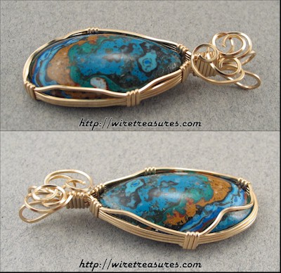 Rainbow Cal Silica Pendant