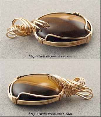 Tigereye Jasper Pendant