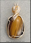 Tigereye Jasper Pendant