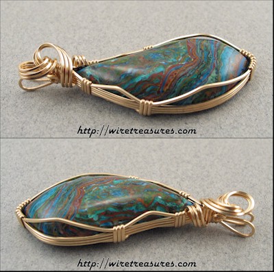 Rainbow Cal Silica Pendant