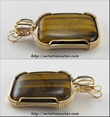 Tigereye Jasper Pendant