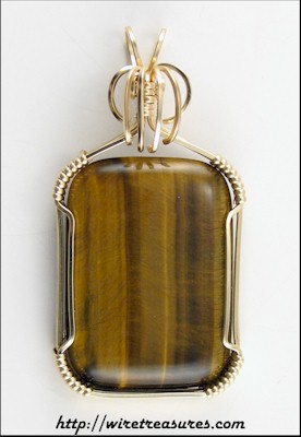 Tigereye Jasper Pendant