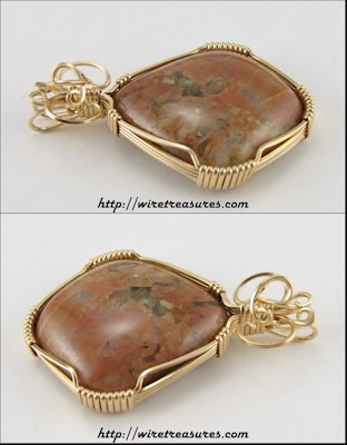 Pink Feldspar Pendant