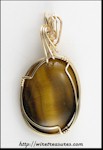 Tigereye Jasper Pendant