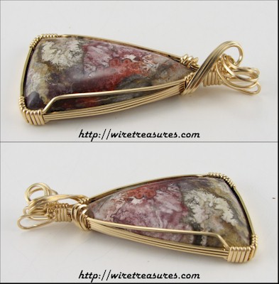 Lace Agate Pendant