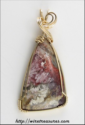 Lace Agate Pendant