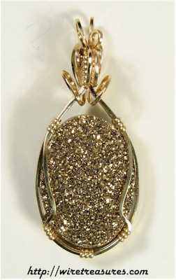 Titanium Druzy Pendant