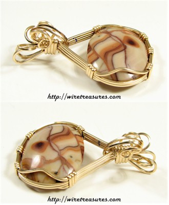 Picture Jasper Pendant