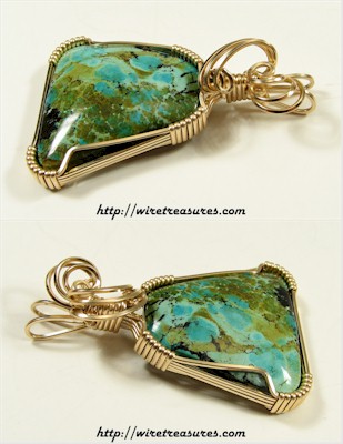 Chrysocolla Pendant