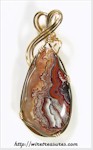 Lace Agate Pendant