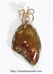 Orbicular Jasper Pendant