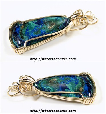 Malachite & Azurite Pendant