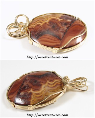 Picture Jasper Pendant