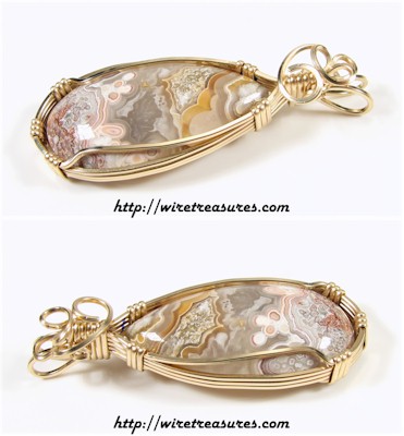 Lace Agate Pendant