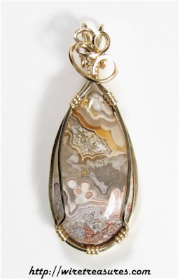Lace Agate Pendant
