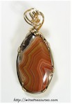 Dryhead Agate Pendant