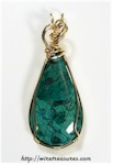Chrysocolla & Malachite Pendant