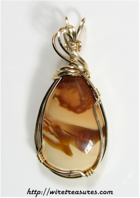 Picture Jasper Pendant