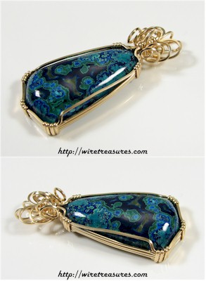 Malachite & Azurite Pendant