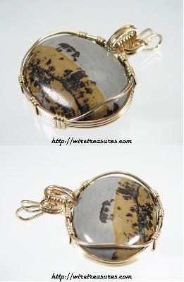 Chinese Picure Rock Pendant