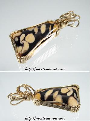 Petrified Peanut Wood Pendant