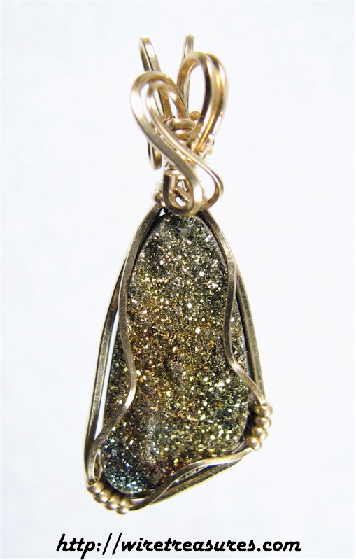 Natural Pyrite Pendant