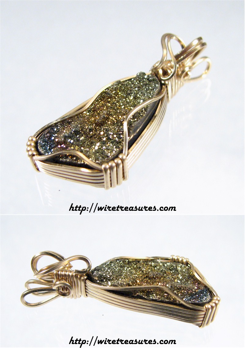 Natural Pyrite Pendant