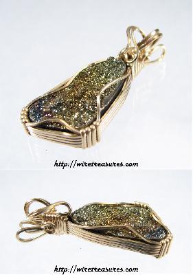 Natural Pyrite Pendant