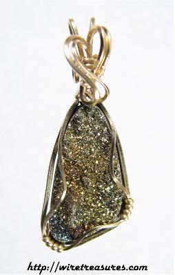 Natural Pyrite Pendant