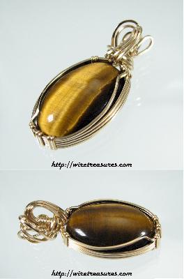 Tigereye Jasper Pendant