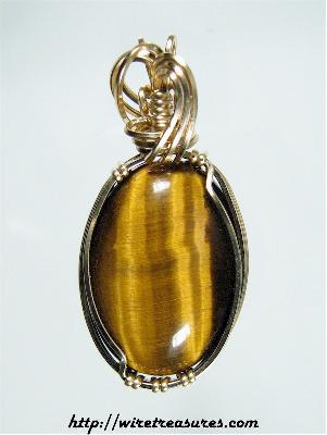 Tigereye Jasper Pendant