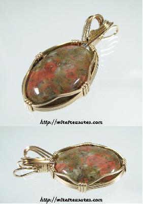 Unakite Pendant