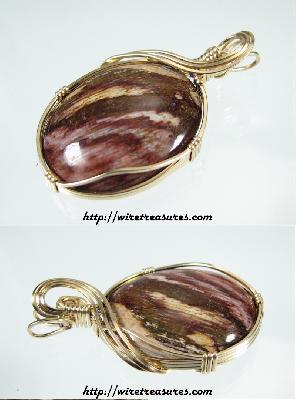Petrified Palmwood Pendant