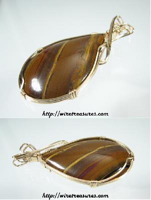 Tigereye Jasper Pendant