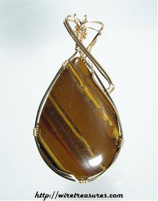 Tigereye Jasper Pendant