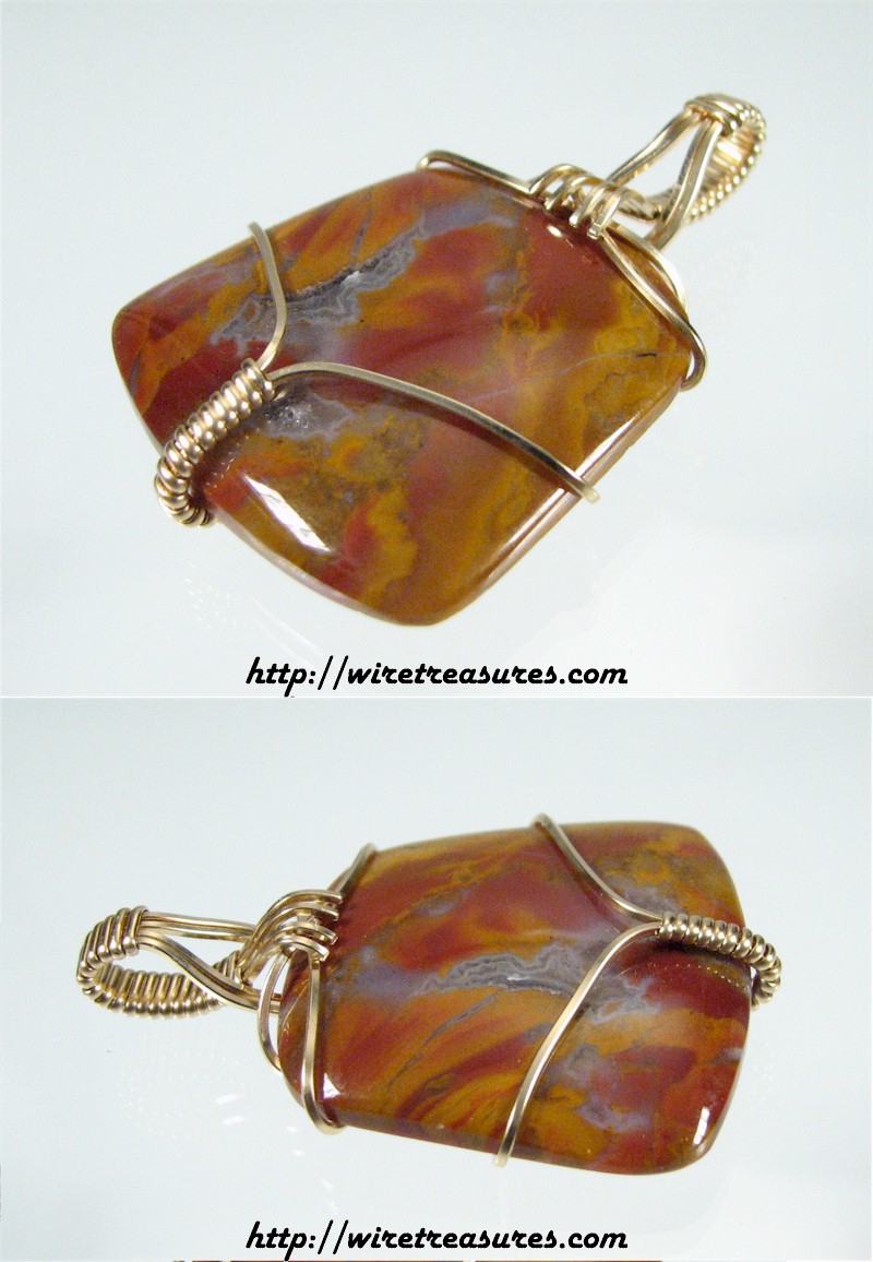 Vaquilla Agate Pendant