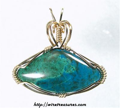 Chrysocolla & Malachite Pendant