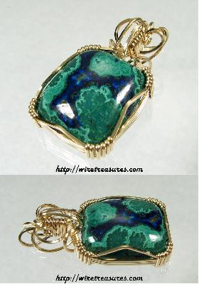 Malachite & Azurite Pendant