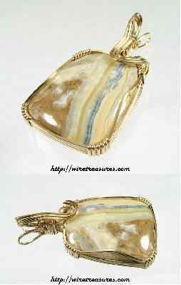 Lapis Lace Onyx Pendant